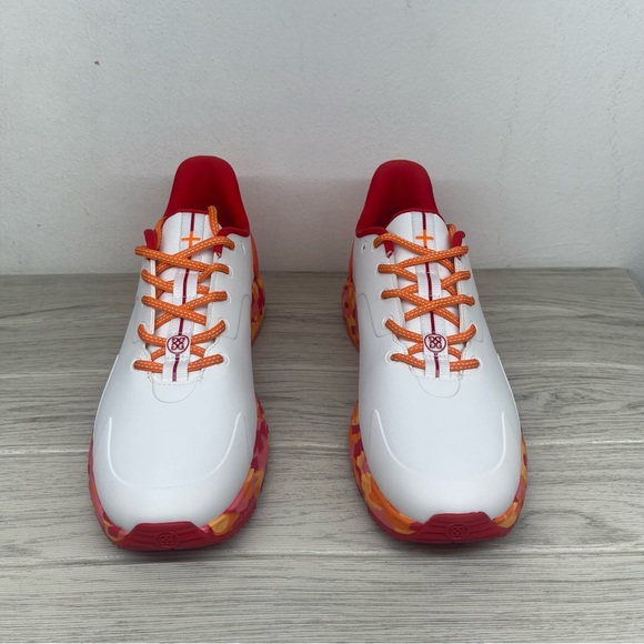 GFore MG4+ Ghost Drop 3 Mens Golf Shoes Orange White G4MS22EF26L3 Size 11.5 - Picture 4 of 11